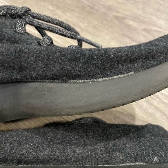 ALLBIRDS The Wool Runners Dark Charcoal Gray Wool Sneakers - Picture 6 of 9